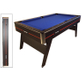 TopTable Magiq Pooltafel Zwart/Blauw 6,5FT