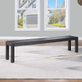 Top Table Lexor Pooltafel Dinner Design Black-Oak 7FT
