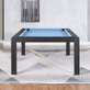 Top Table Lexor Pooltafel Dinner Design Black-Oak 8FT
