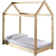 Peuterbed Huis 70x140 Naturel