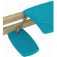 Pic Nic Tafel en Zitjes - Turquoise