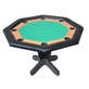 Pokertafel 8-hoekig groen 8 personen
