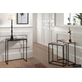 Bijzettafel 'Triplex' Metaal (set van 3)