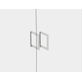 Interiax Kledingkast 'Amelie' – 2 Deuren, 1 Hanger & 1 Legplank | Wit | 180x80x54 cm