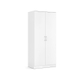 Interiax Kledingkast 'Amelie' – 2 Deuren, 1 Hanger & 1 Legplank | Wit | 180x80x54 cm