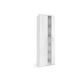 Interiax Opbergkast - Kledingkast 'Amelie' - 2 Deuren & 4 Legplanken | Wit | 180x60x40 cm