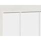 Interiax Armoire de rangement - Armoire 'Amelie' 3 portes et 8 étagères | Blanc | 180x120x40 cm