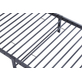 Interiax Otis Bed - Donkergrijs Metaal  - 90x200 cm -  Inclusief Lattenbodem