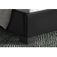 Interiax George Bed - Stijlvol Comfort in Zwart met lattenbodem (160 x 200 cm)