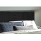 Interiax George Bed - Zwart PU Leder - 160x200 cm - Inclusief Lattenbodem