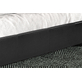 Interiax George Bed - Zwart PU Leder - 160x200 cm - Inclusief Lattenbodem