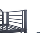 Interiax Ken Stapelbed - Grijs Metaal - 90x200 cm - Splitsbaar