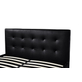 Interiax Morris Bed - Zwart PU leder - 160x200 cm - Inclusief Opbergkoffer