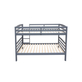 Interiax Tommy Stapelbed - Massief Grenen Grijs - 90x 200 cm - Splitsbaar