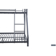 Interiax Trio Stapelbed - Metaal Donkergrijs - 140/90x200 cm - Inclusief Lattenbodems 