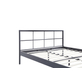 Interiax Lucas Bed - Metaal Donkergrijs - 160x200 cm - Inclusief Lattenbodem 