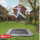 Berg Ultim Champion Flatground Trampoline 200 Grijs