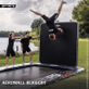 BERG Ultim Pro Bouncer Flatground Trampoline 500 + AeroWall 2x2 