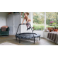 EXIT Tiggy junior trampoline met beugel ø140cm - zwart/grijs