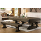Top Table Lexor Pooltafel Industrial Black-Oak 8FT