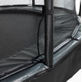 Trampoline enterré EXIT Elegant ø427cm avec filet de sécurité Economy - noir