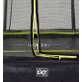 EXIT Silhouette inground trampoline 153x214cm met veiligheidsnet - zwart