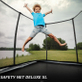 Berg Ultim Champion Flatground Trampoline 500 Grey + Safety Net Deluxe XL