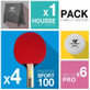 Cornilleau Family Pack Tafeltennis Set Indoor