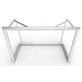 Alusport Verplaatsbaar  Trainingsdoel 1262 (1,20 x 0,85 x 0,48 / 0,65)
