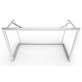 Alusport Verplaatsbaar  Trainingsdoel 1662 (1,60 x 1,00 x 0,59 / 0,80)
