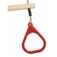 Houten Ringtrapeze met kunststof ringen - Rood