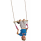 Houten Ringtrapeze met kunststof ringen - Paars