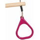 Houten Ringtrapeze met kunststof ringen - Paars