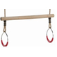 Houten Ringtrapeze met metalen ringen