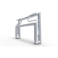 Alusport Trainingsdoel Opklapbaar 1280V (1,20 x 0,80 x 0,50 / 0,65)