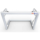 Alusport Trainingsdoel Opklapbaar 1280V (1,20 x 0,80 x 0,50 / 0,65)
