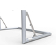 Alusport Trainingsdoel Opklapbaar TRI2080V (2,00 x 1,20 x 0,77 / 1,00)
