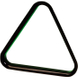 Triangel Eng-pool 50.8mm plastic zwart 