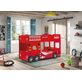 Brandweerstapelbed - Rood - Kinderbed