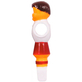 Voetbaltafelpop Rood / Wit