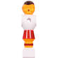 Voetbaltafelpop Rood / Wit