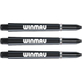 Winmau Dart Shafts Nylon Signature - Zwart - Short - (1 Set) 