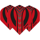  Winmau Mega Standaard Rood en Zwart Flights