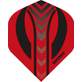  Winmau Mega Standaard Rood en Zwart Flights