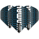  Winmau Mega Standard Winmau Logo Zwart en Blauw dart Flights