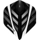 Winmau Mega Standard Zwart, Wit en Grijs dart flights