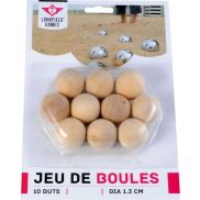 Jeu de Boules Buts Natural 10p 