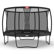 BERG Champion Regular Trampoline 380 Grijs + Safety Net Deluxe