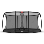 BERG Grand Elite InGround Trampoline 520 Grijs + Safety Net Deluxe XL