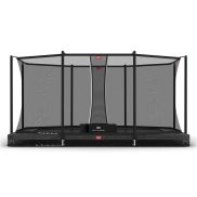 Berg Ultim Favorit Inground Trampoline 410 Black + Safety Net Comfort